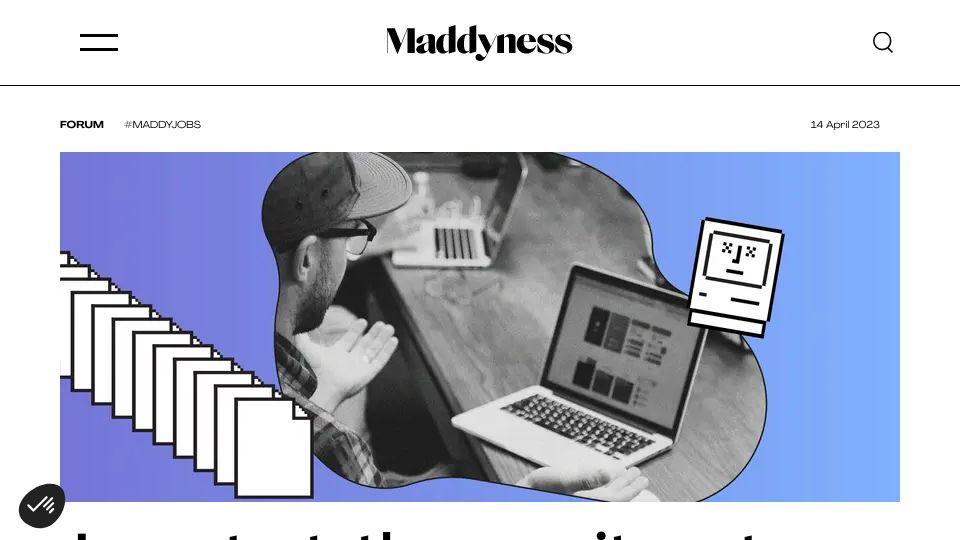 Screenshot of maddyness.com: Jumpstart: A recruitment startup flipping the job hunt on its head