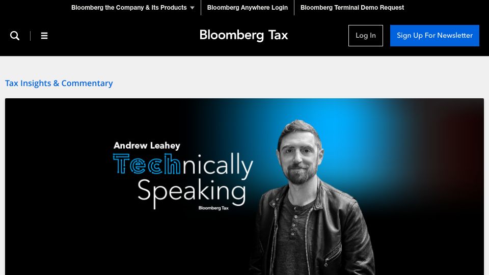 Screenshot of news.bloombergtax.com: Apple’s agreement with Cupertino