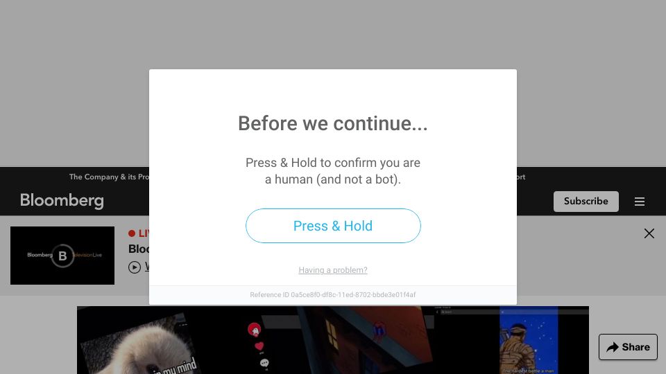Screenshot of bloomberg.com: TikTok’s algorithm keeps pushing suicide to vulnerable kids