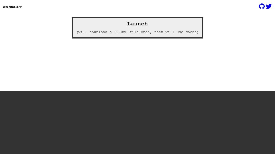 Screenshot of lxe.co: Show HN: WasmGPT – “ChatGPT” in the browser, no WebGPU and no server needed