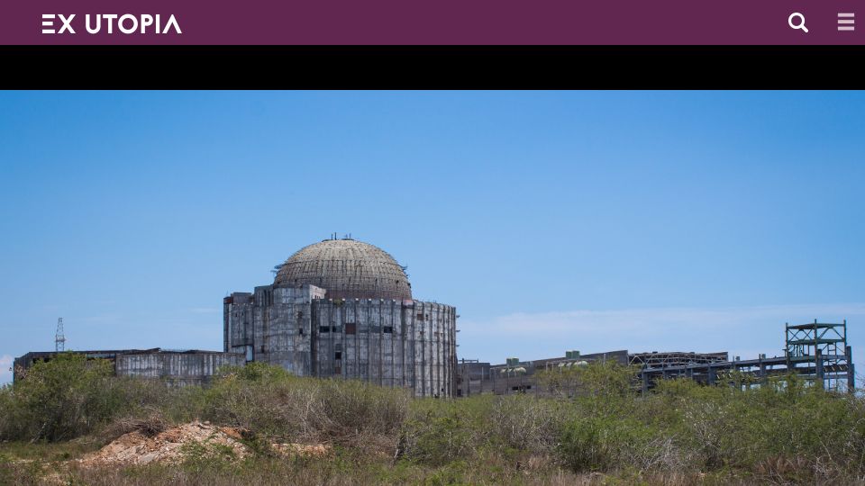 Screenshot of exutopia.com: Cuba’s Unfinished Nuclear Power Station