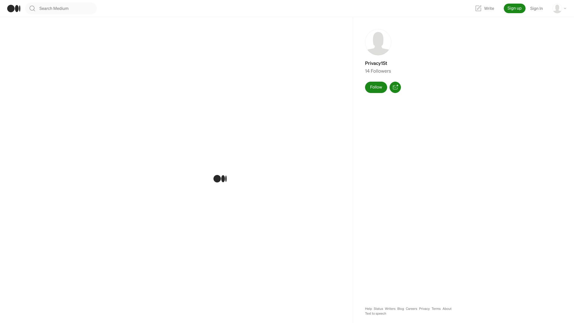 Screenshot of privacyis1st.medium.com: The dark side of the Mac App Store