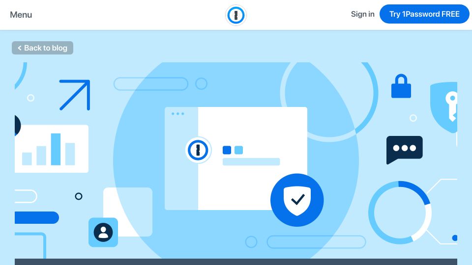 Screenshot of blog.1password.com: 1Password to Add Telemetry