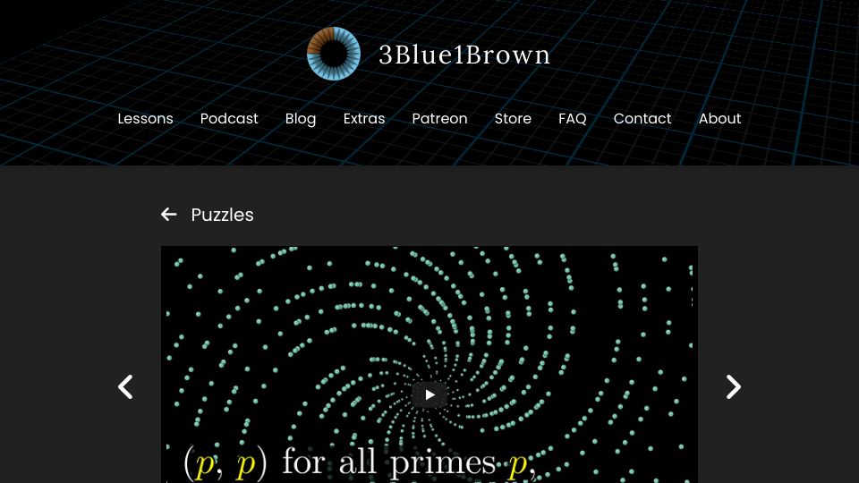 Screenshot of 3blue1brown.com: Why do prime numbers make these spirals? (2019)