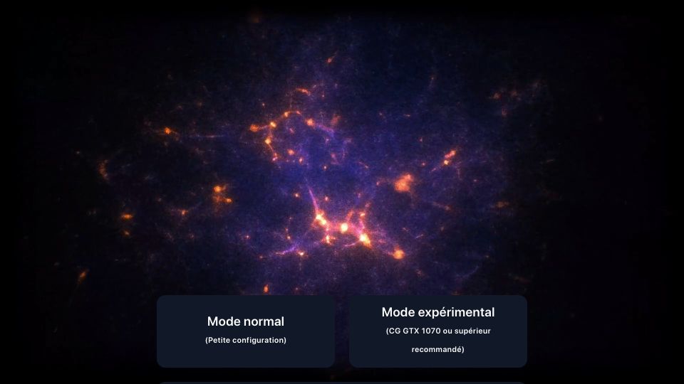 Screenshot of galaxym.ovh: Galaxy Simulation