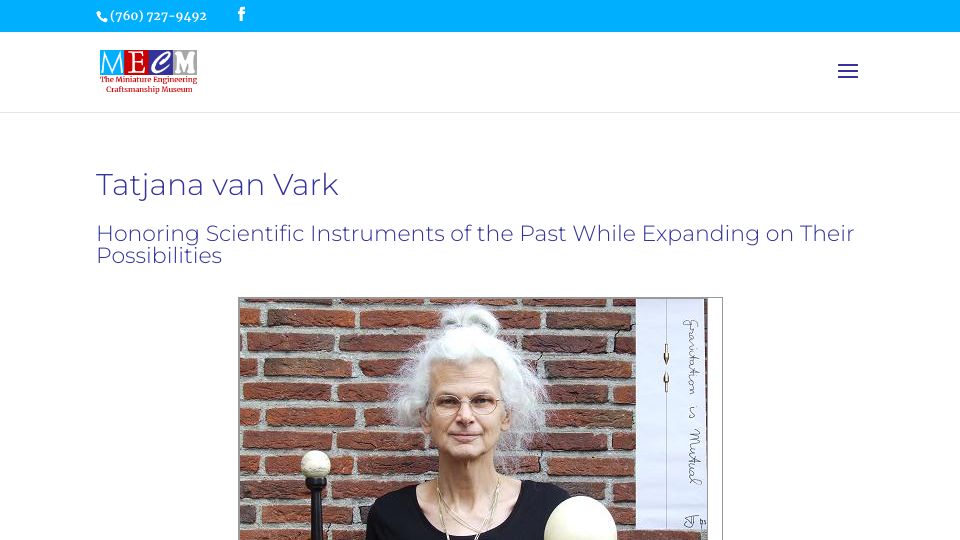 Screenshot of craftsmanshipmuseum.com: The machines of Tatjana van Vark