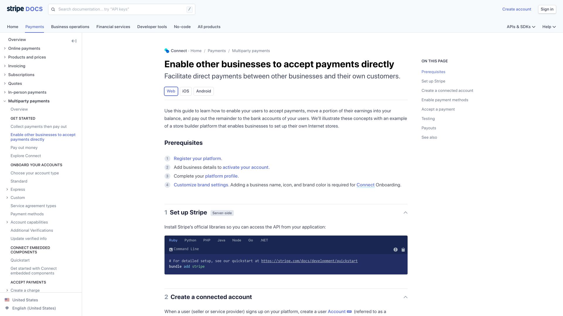 Screenshot of stripe.com: Stripe admits high error rate (0.1% false positives)