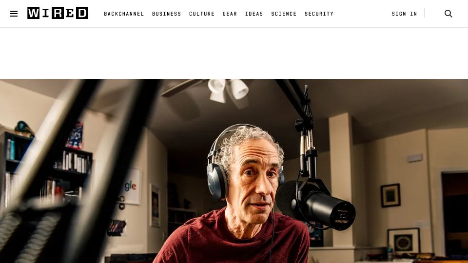 Screenshot of wired.com: Doug Rushkoff is ready to renounce the digital revolution