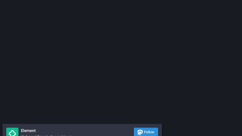 Screenshot of mastodon.matrix.org: We fund Matrix dev by selling encrypted messaging to governments