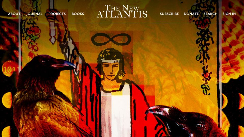 Screenshot of thenewatlantis.com: Rational Magic