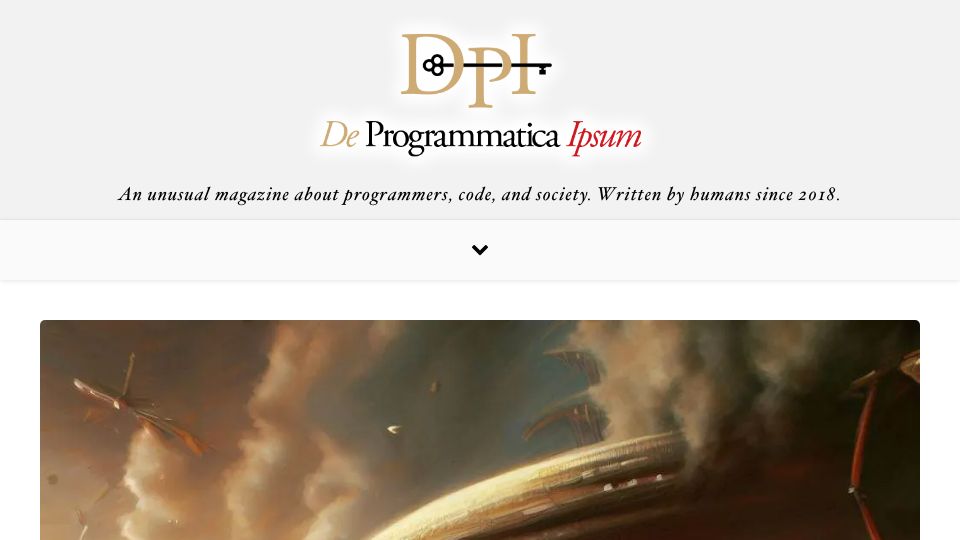 Screenshot of deprogrammaticaipsum.com: Aftermath of the Kernel Wars