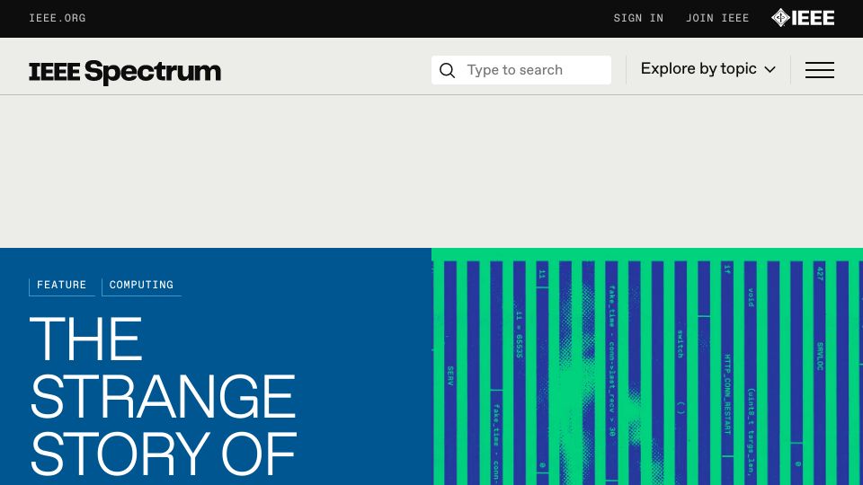 Screenshot of spectrum.ieee.org: The teens behind the Mirai botnet