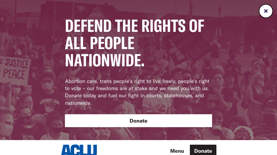 Screenshot of aclu.org: Pump the brakes on your police’s use of Flock (YC17)’s mass surveillance