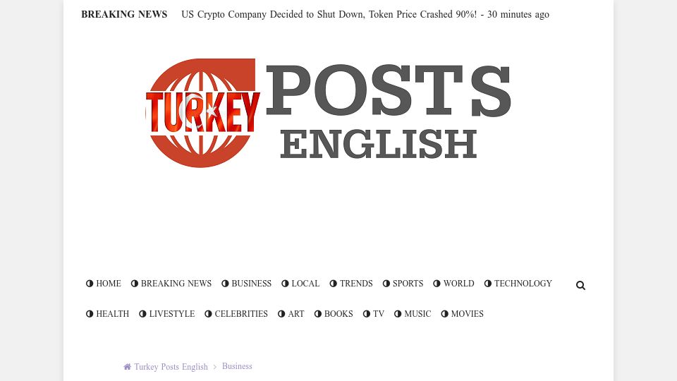 Screenshot of turkey.postsen.com: OPPO’s Tuzla factory closed quietly