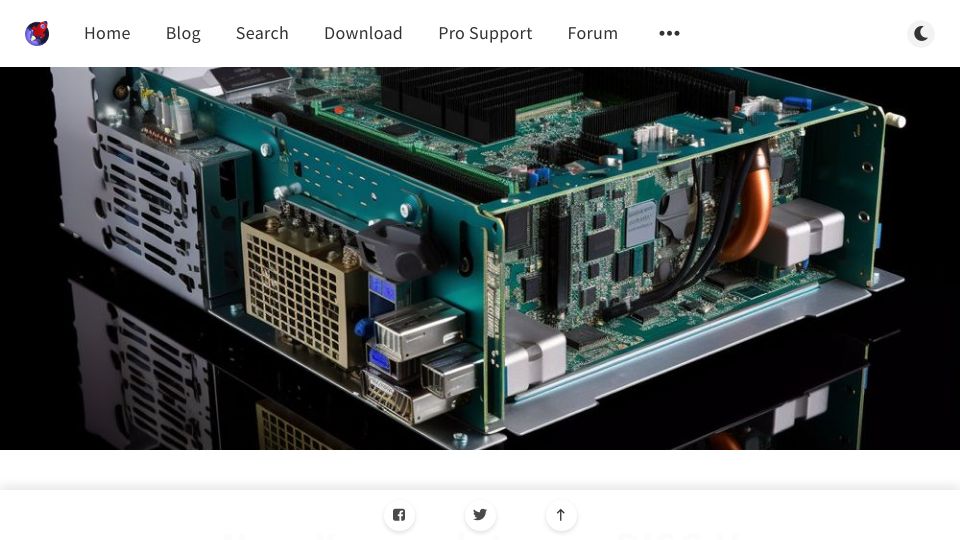 Screenshot of xcp-ng.org: New Xen updates on RISC-V
