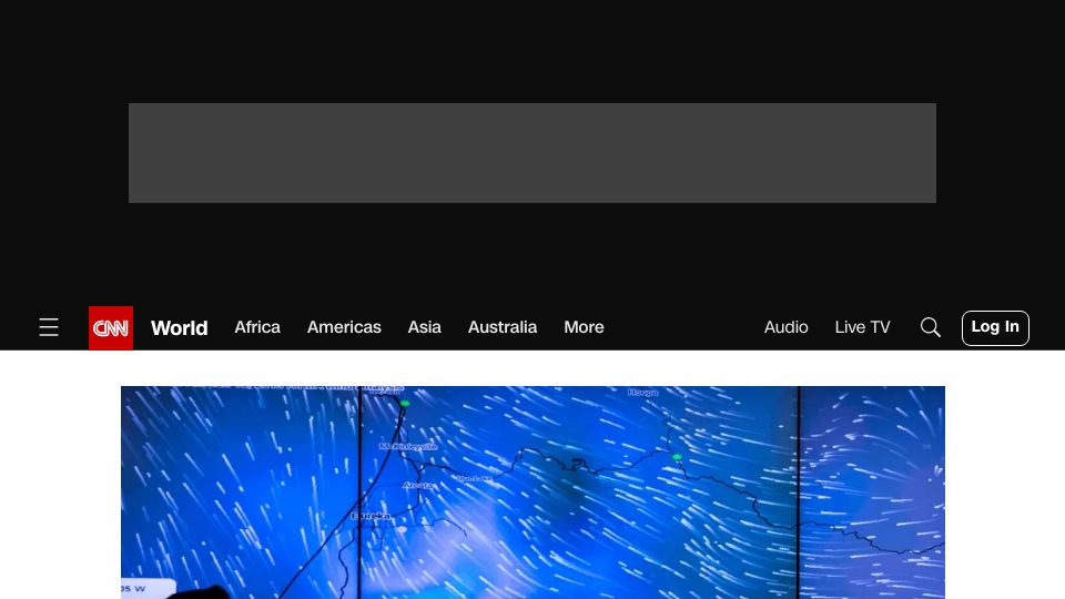 Screenshot of cnn.com: Meteorologists face unprecedented harassment from conspiracy theorists