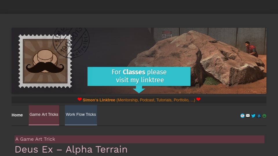 Screenshot of simonschreibt.de: Deus Ex – Alpha Terrain