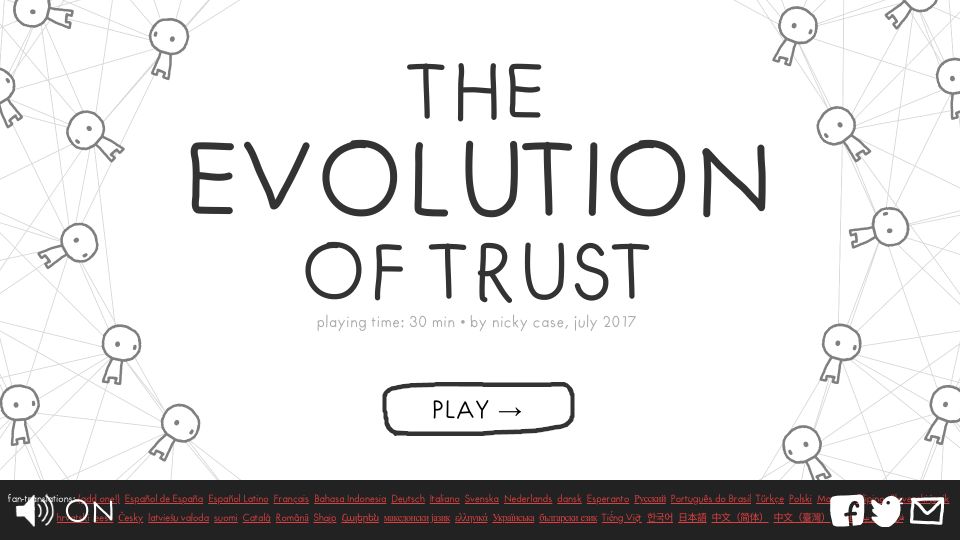 Screenshot of ncase.me: The Evolution of Trust (2017)