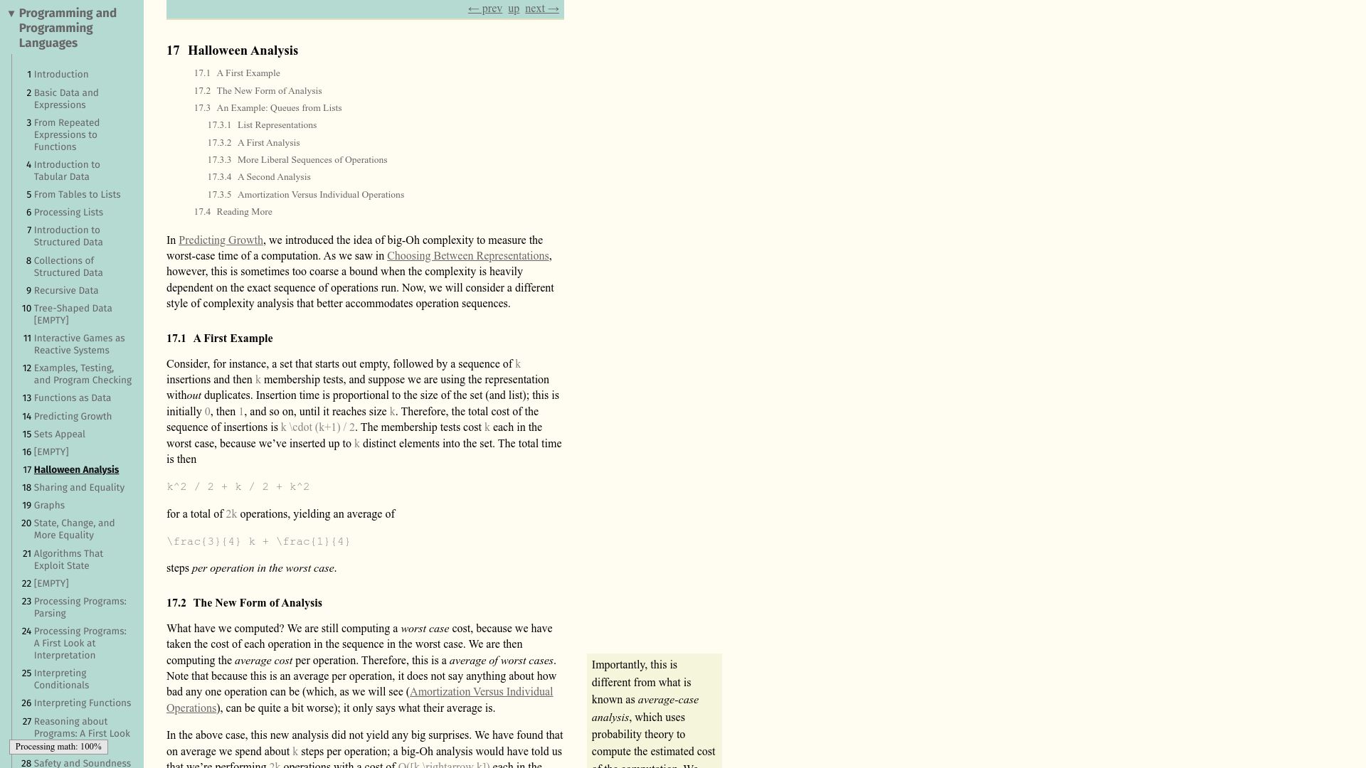 Screenshot of papl.cs.brown.edu: A Little Calculus