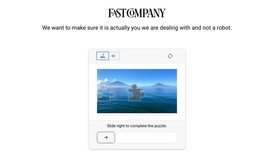 Screenshot of fastcompany.com: AI’s biggest risk is the corporations that control them