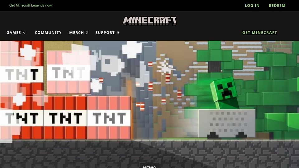 Screenshot of minecraft.net: Last Call to Migrate Mojang Accounts