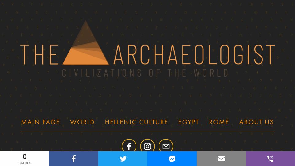 Screenshot of thearchaeologist.org: Evidence that the Neanderthals were the first seafarers?