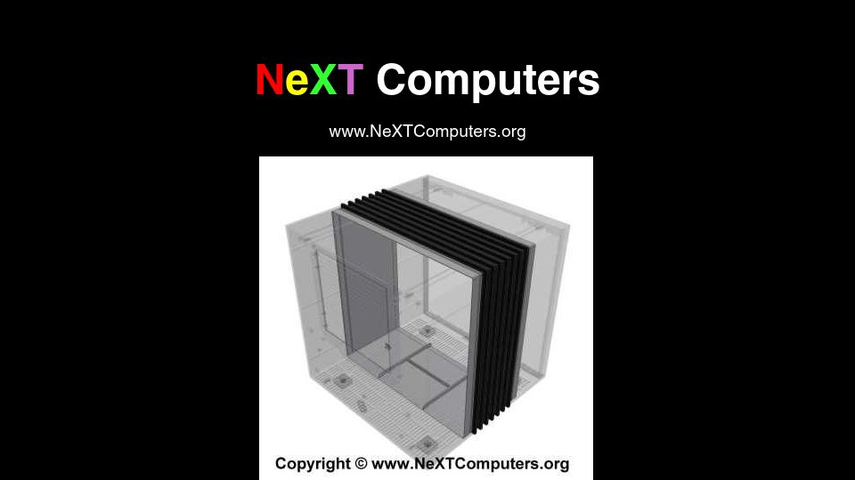 Screenshot of nextcomputers.org: NeXT Computers