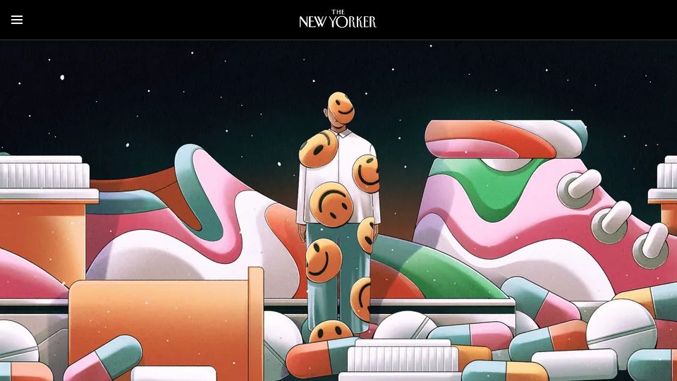 Screenshot of newyorker.com: Tony Hsieh and the Emptiness of the Tech-Mogul Myth
