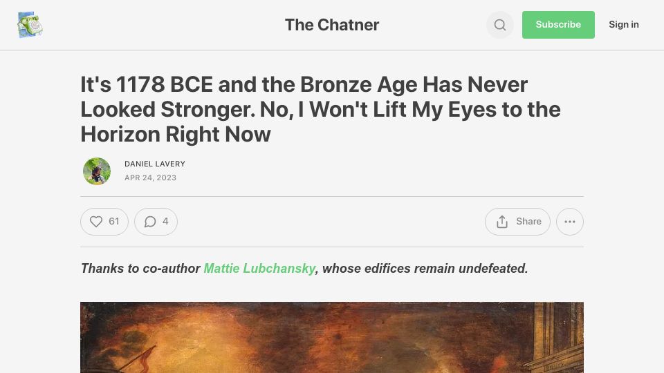 Screenshot of thechatner.com: The Bronze Age has never looked stronger