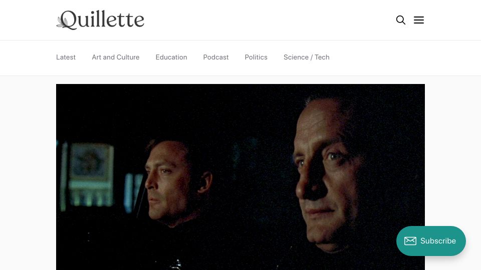 Screenshot of quillette.com: The man who invented the modern cop novel