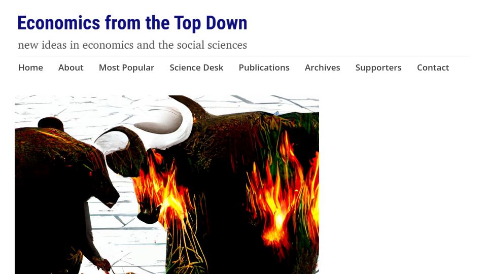 Screenshot of economicsfromthetopdown.com: The Ritual of Capitalization (2021)