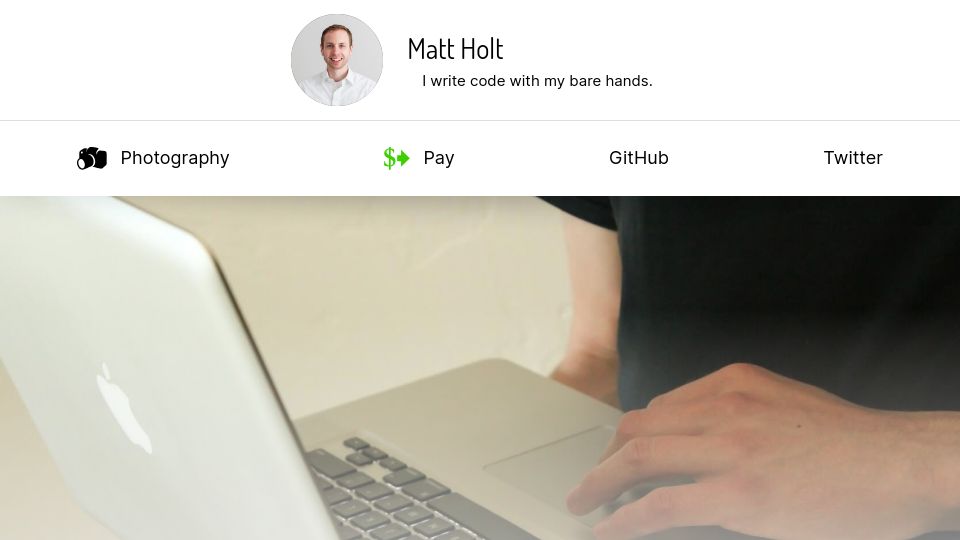 Screenshot of matt.life: The Asymmetry of Open Source