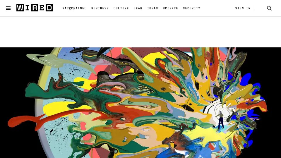 Screenshot of wired.com: Psychedelic scientist sends brains back to childhood