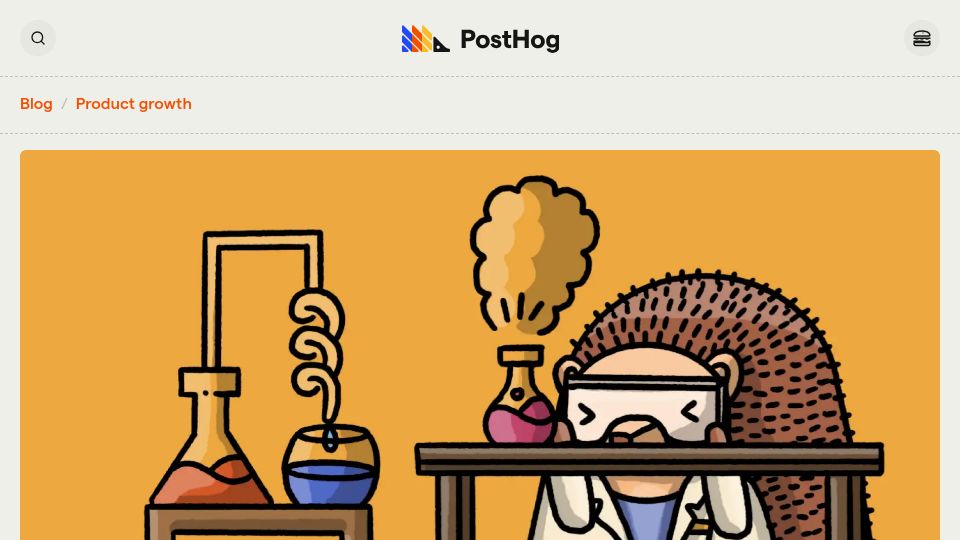 Screenshot of posthog.com: Annoying A/B testing mistakes