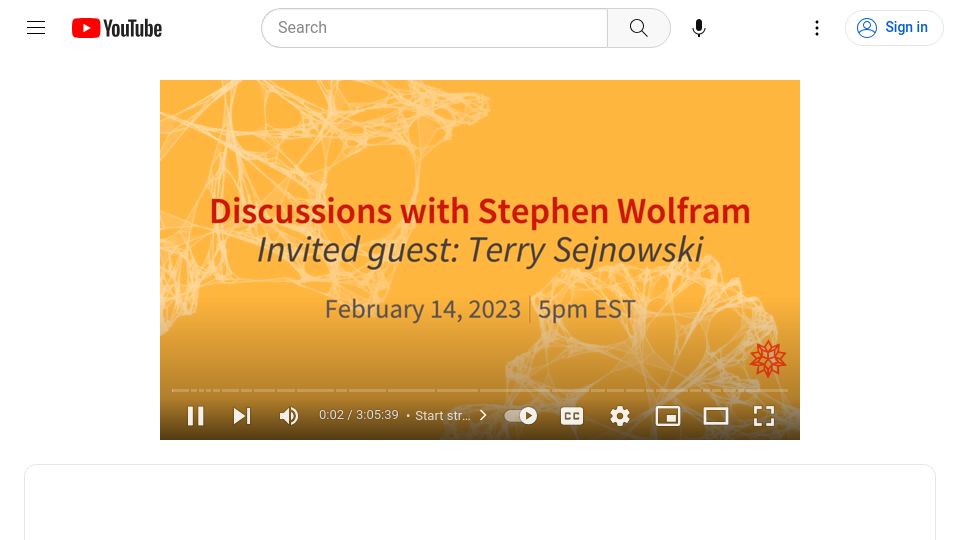Screenshot of youtube.com: The long story of how neural nets got to where they are [video]