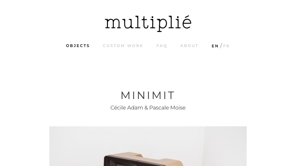 Screenshot of xn--multipli-i1a.fr: MiniMit – Bringing Minitel back to life
