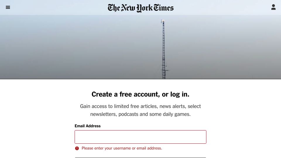 Screenshot of nytimes.com: Health System in Minnesota Cuts Off Patients with Medical Debt