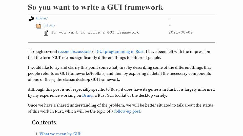 Screenshot of cmyr.net: So you want to write a GUI framework (2021)
