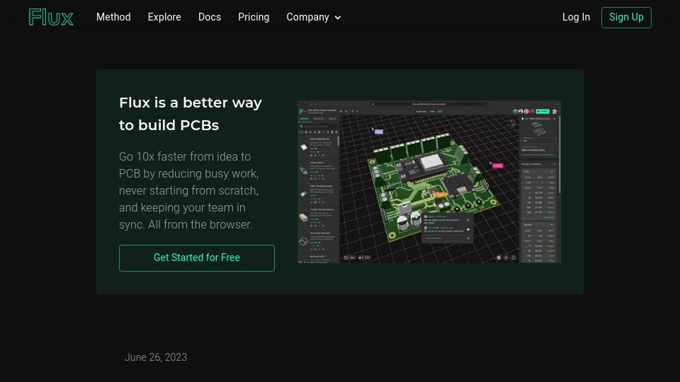 Screenshot of flux.ai: Show HN: Flux Copilot – Generative AI for hardware design