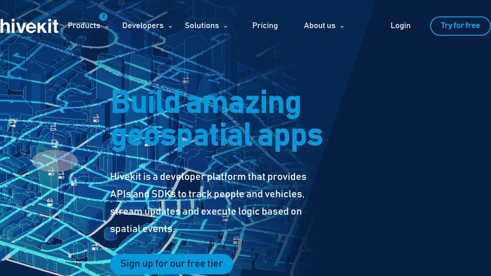 Screenshot of hivekit.io: Show HN: Hivekit – Geospatial app platform