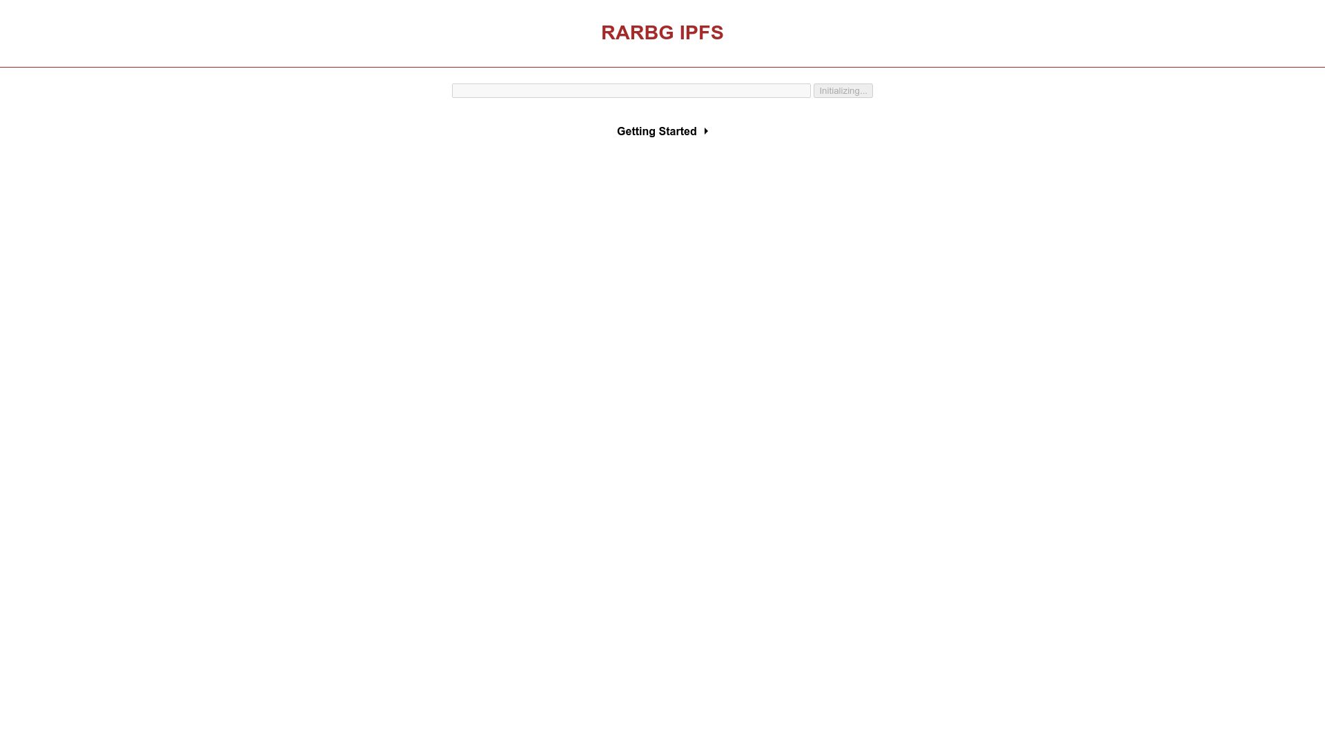 Screenshot of ipfs.io: Show HN: Rarbg on IPFS