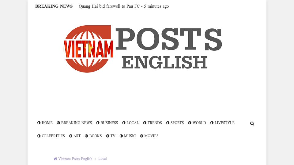 Screenshot of vietnam.postsen.com: Power outages and sweltering heat in Vietnam, people struggling to cope