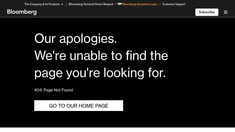 Screenshot of bloomberg.com: SEC sues Binance and CEO Zhao for breaking US securities rules