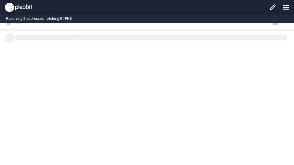 Screenshot of plebbit-test.netlify.app: Demo: Fully P2P and open source Reddit alternative