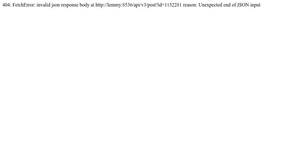 Screenshot of lemmy.ml: Reddit permanently bans account of user advocating Lemmy migration