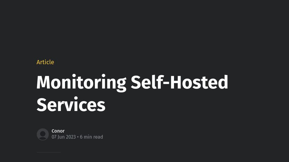 Screenshot of blog.randombits.host: Show HN: Homelab Monitoring Setup with Grafana