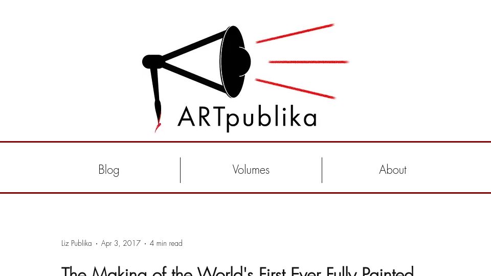 Screenshot of artpublikamag.com: The Making of the First Ever Fully Painted Feature Film “Loving Vincent”