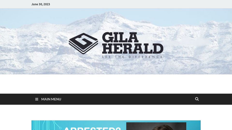 Screenshot of gilaherald.com: Don Lancaster has died