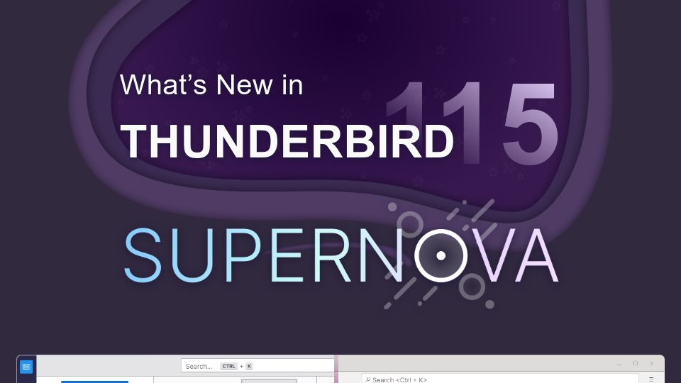 Screenshot of thunderbird.net: Thunderbird 115