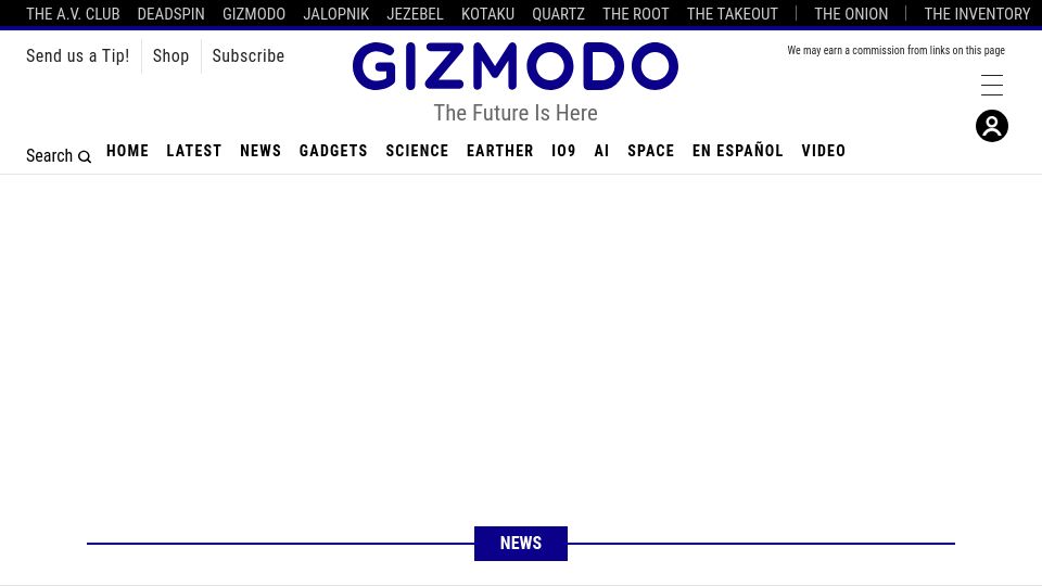 Screenshot of gizmodo.com: Some companies think customers will accidentally cancel if it's too easy
